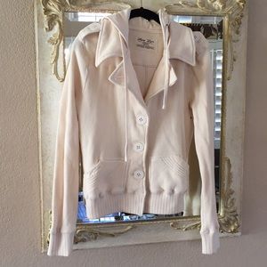 Lucy Love jacket. Cream color cotton. Size M